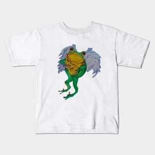 Frog is Dreaming to Fly Kids T-Shirt